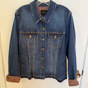 LVPL by Liverpool Studded Denim Jacket, XL16